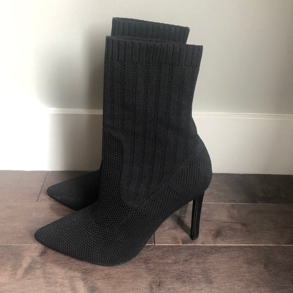 Steve Madden Sock Booties - Picture 2 of 2